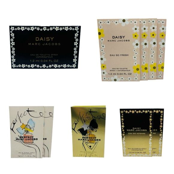 Marc Jacobs Fragrance Bundle - 10 Samples - 0.04 fl oz / 1.2 ml x 10 - Picture 1 of 11